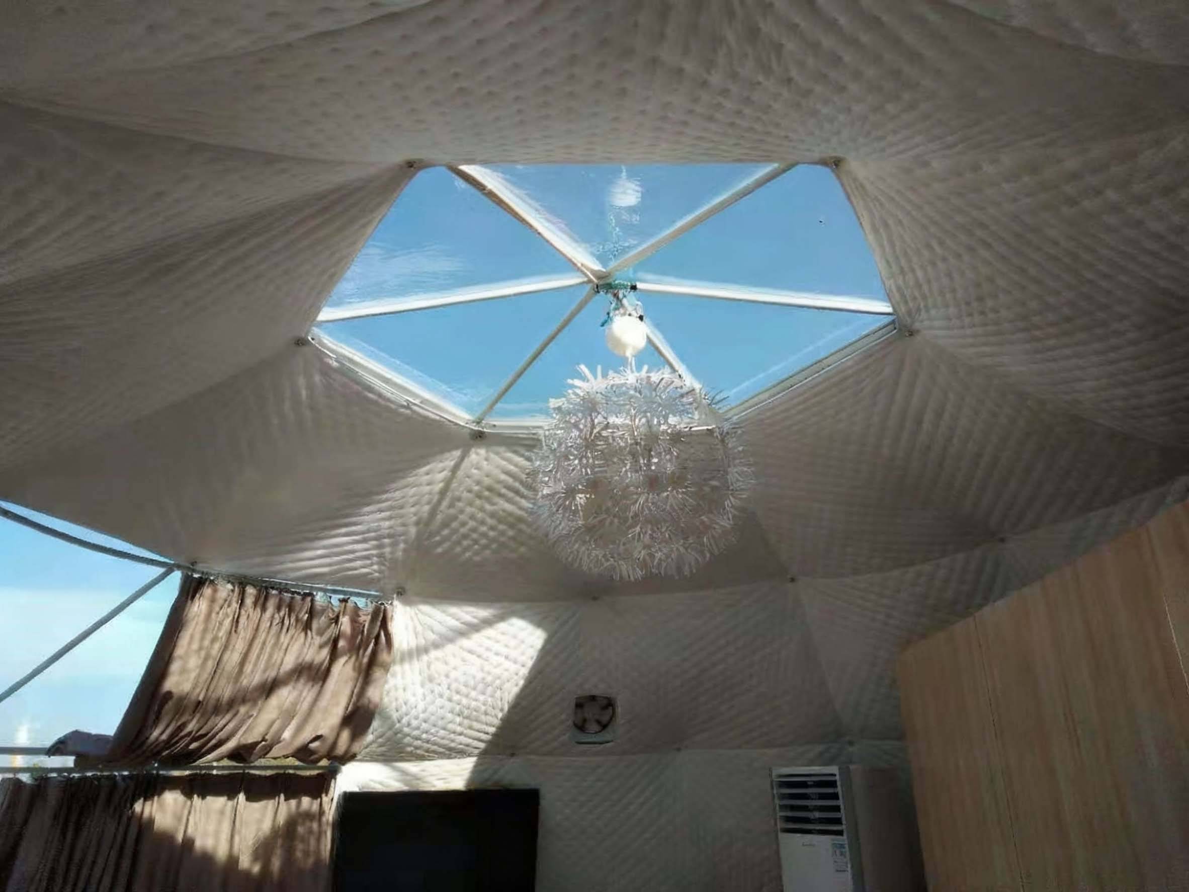 星空主题帐篷先驱者透明月球圆球大帐篷全场景覆盖冰球突破TOP佛山好来居金属结构房